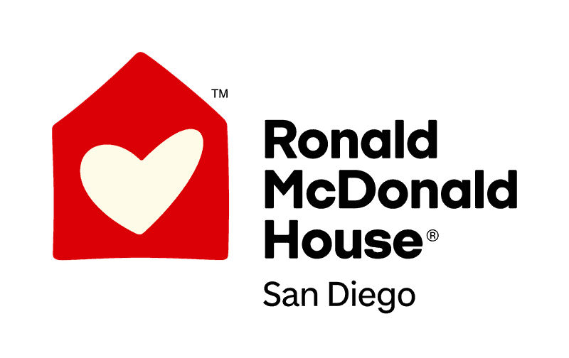 Ronald McDonald House San Diego logo inverse
